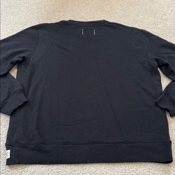 Reigning Champ Pullover Crew Neck Sweater Black SzL - Picture 11 of 11